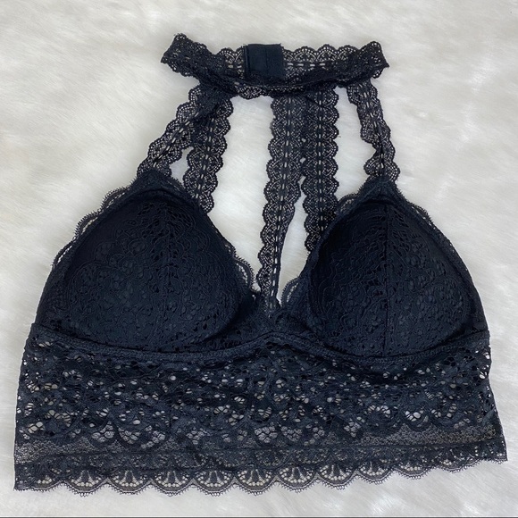 High Neck Lace Bralette - Picture 6 of 7